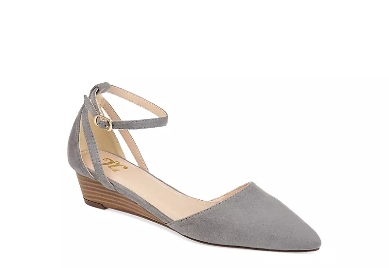 Journee Collection Womens Arkie Pump - Grey 1 Journee Collection Womens Arkie Pump - Grey
