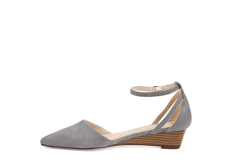 Journee Collection Womens Arkie Pump - Grey 4 Journee Collection Womens Arkie Pump - Grey - Image 4