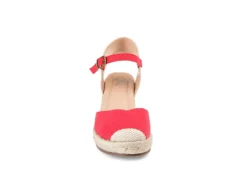Journee Collection Womens Ashlyn Wedge Sandal - Red 9 Journee Collection Womens Ashlyn Wedge Sandal - Red -Fashion Shoe Store US 01 102164 02