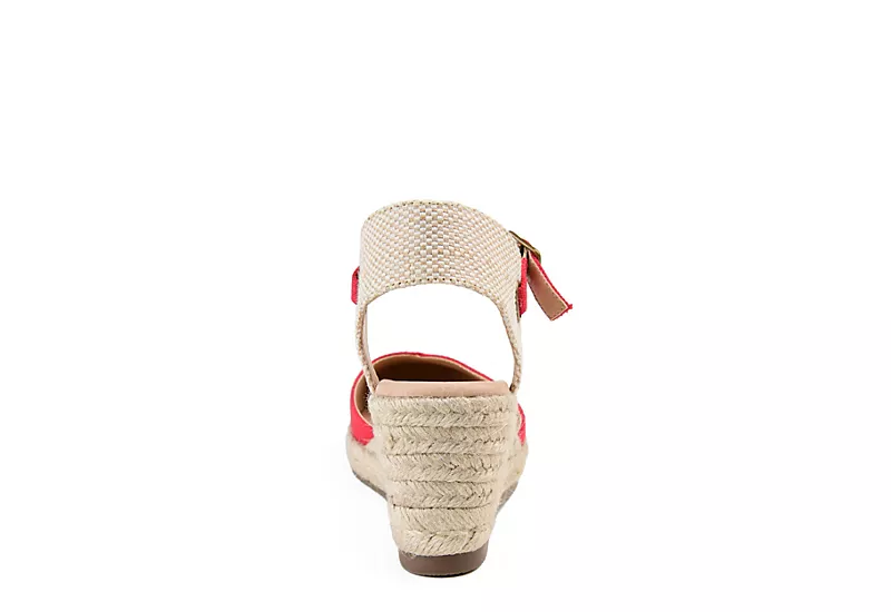 Journee Collection Womens Ashlyn Wedge Sandal - Red 5 Journee Collection Womens Ashlyn Wedge Sandal - Red - Image 5