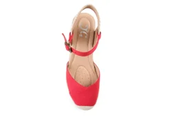 Journee Collection Womens Ashlyn Wedge Sandal - Red 12 Journee Collection Womens Ashlyn Wedge Sandal - Red -Fashion Shoe Store US 01 102164 05