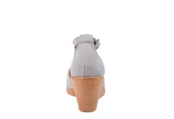 Journee Collection Womens Kedzie Wedge Sandal - Grey -Fashion Shoe Store US 01 102267 04