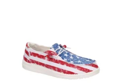 Fashion Shoe Store 16 Heydude Womens Wendy Slip On Sneaker - Red