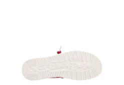 Heydude Womens Wendy Slip On Sneaker - Red -Fashion Shoe Store US 01 104700 06