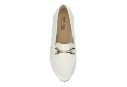 Michael By Michael Shannon Womens Silvana Loafer - White -Fashion Shoe Store US 01 104946 05