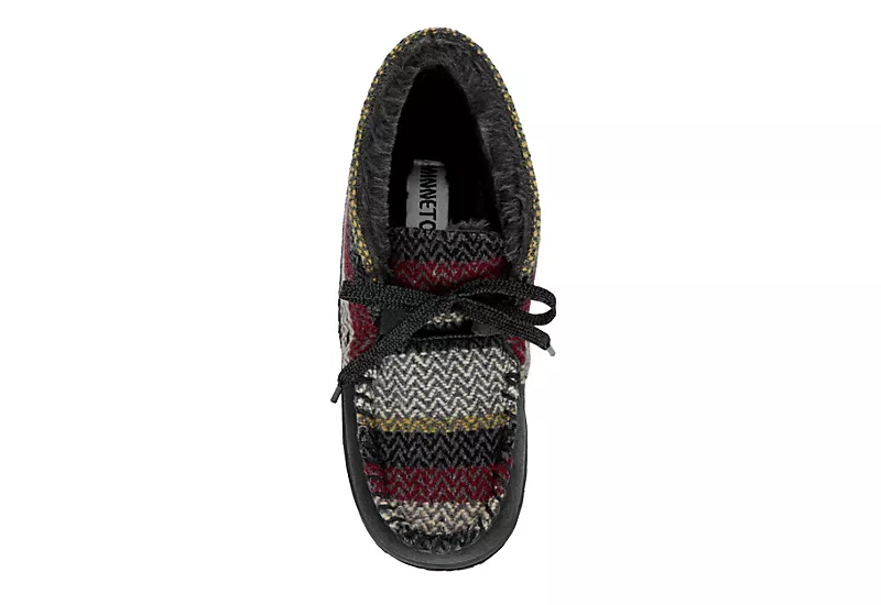 Minnetonka Womens Jenn Bootie Slipper - Dark Grey 6 Minnetonka Womens Jenn Bootie Slipper - Dark Grey - Image 6