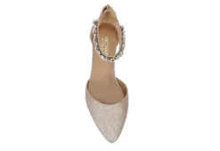 Michael By Michael Shannon Womens Alora Flat - Gold -Fashion Shoe Store US 01 106102 05