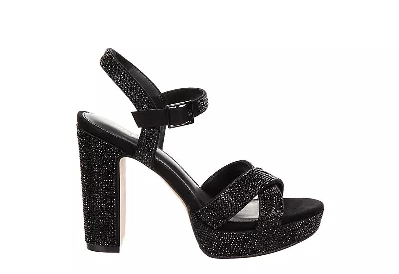 Maripe Womens Leilani Platform Sandal - Black 2 Maripe Womens Leilani Platform Sandal - Black - Image 2