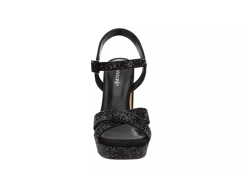 Maripe Womens Leilani Platform Sandal - Black 3 Maripe Womens Leilani Platform Sandal - Black - Image 3
