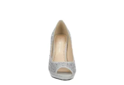 Adrienne Vittadini Womens Gervin Pump - Silver -Fashion Shoe Store US 01 106399 02
