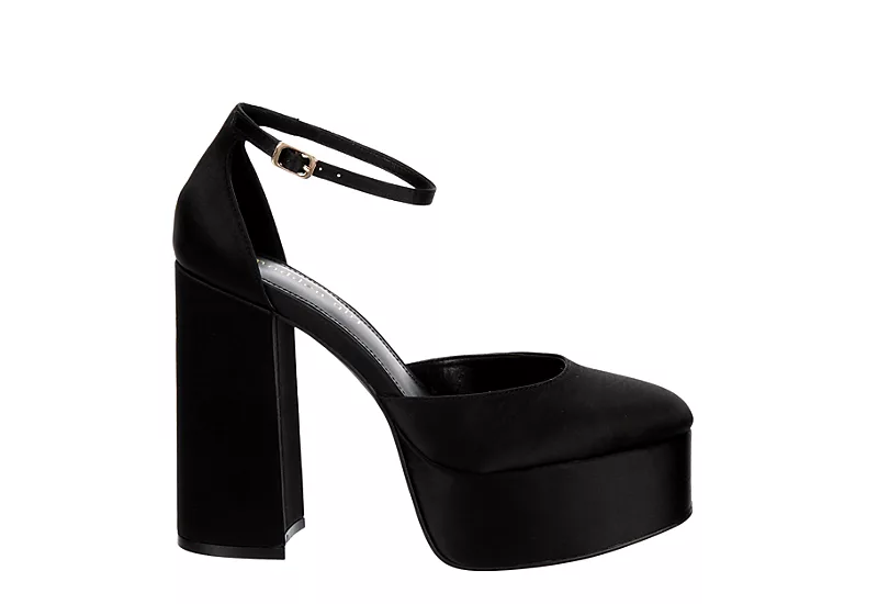 Madden Girl Womens Dion Platform Pump - Black 2 Madden Girl Womens Dion Platform Pump - Black - Image 2