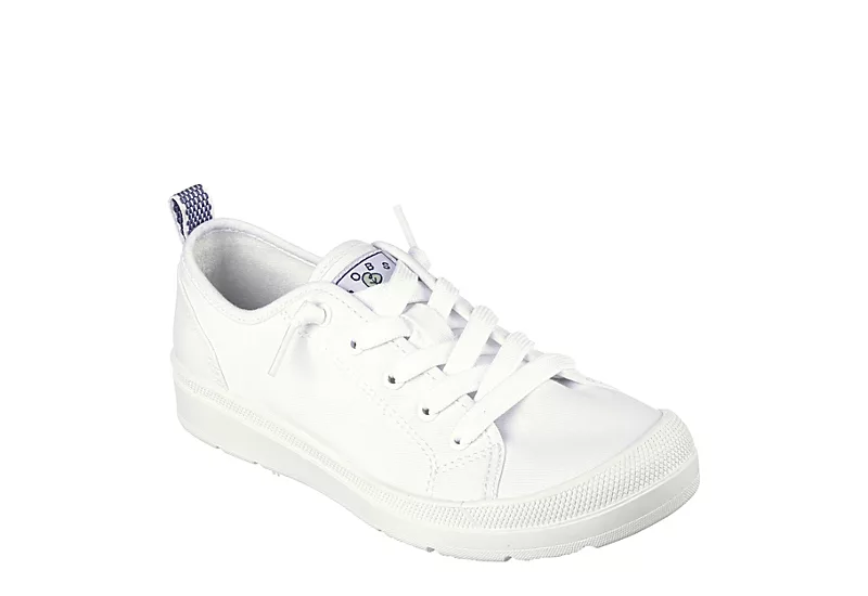 Skechers Womens Beyond Sprouting Memory Slip On Sneaker - White 1 Skechers Womens Beyond Sprouting Memory Slip On Sneaker - White