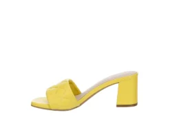 Michael By Michael Shannon Womens Riya Slide Sandal - Yellow -Fashion Shoe Store US 01 107027 03