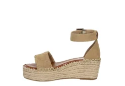 Michael By Michael Shannon Womens Bridgette Wedge Sandal - Tan -Fashion Shoe Store US 01 107382 03