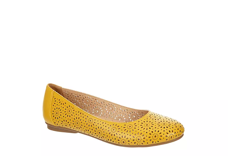 Mootsies Tootsies Womens Belva Flat - Yellow 1 Mootsies Tootsies Womens Belva Flat - Yellow