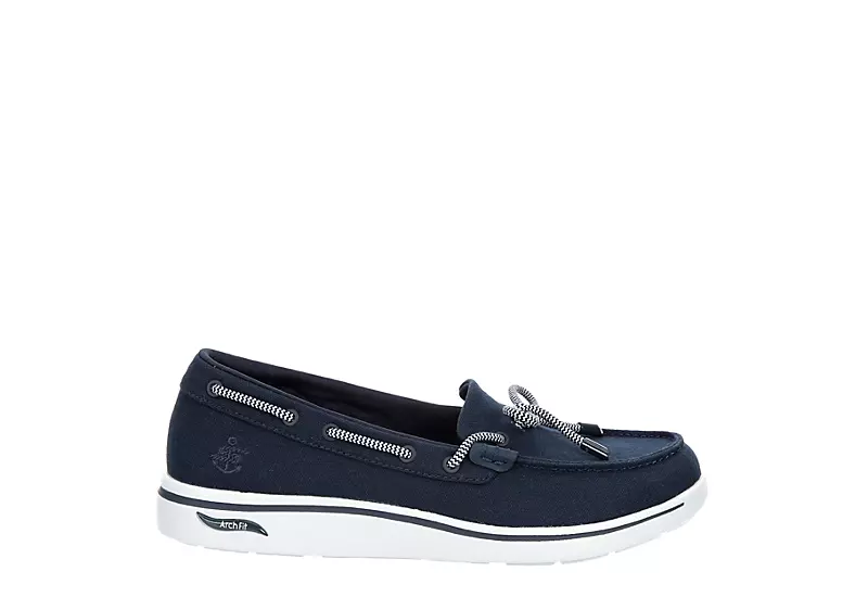 Skechers Womens Arch Fit Lift Sneaker - Navy 2 Skechers Womens Arch Fit Lift Sneaker - Navy - Image 2