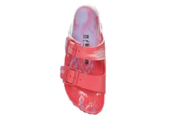 Birkenstock Womens Arizona Essentials Slide Sandal - Coral -Fashion Shoe Store US 01 201446 05