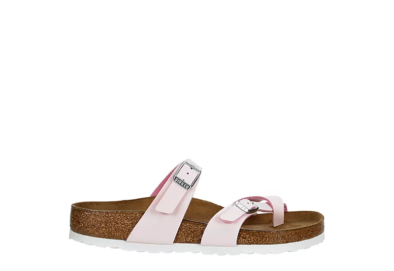 Birkenstock Womens Mayari Footbed Sandal - Pale Pink 2 Birkenstock Womens Mayari Footbed Sandal - Pale Pink - Image 2