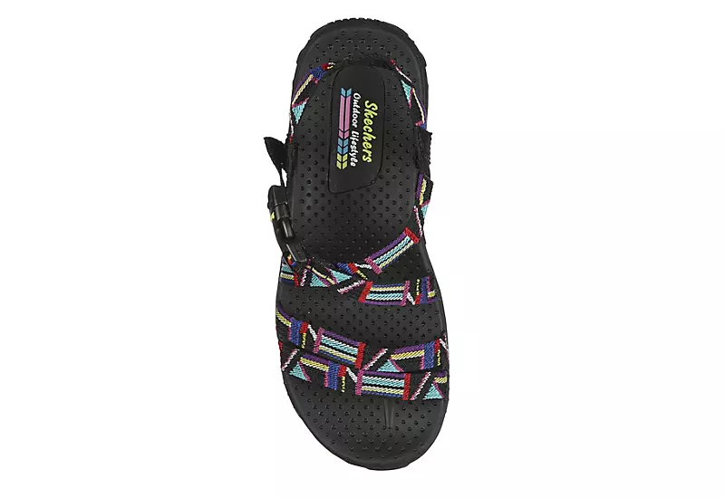 Skechers Womens Reggae Native Vibez Outdoor Sandal - Black 4 Skechers Womens Reggae Native Vibez Outdoor Sandal - Black - Image 4