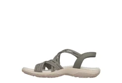 Skechers Womens Reggae Slim Takes Two Womens Sandal - Olive -Fashion Shoe Store US 01 202405 02