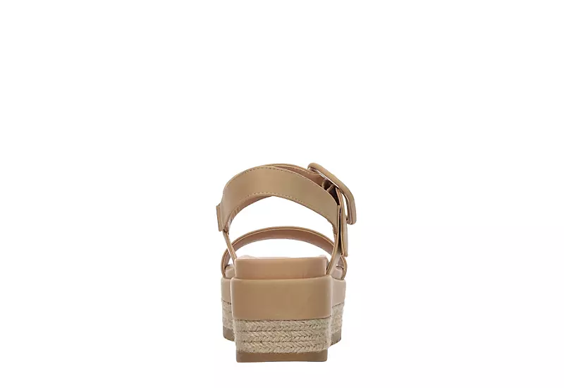 Michael By Michael Shannon Womens Kira Platform Sandal - Beige 5 Michael By Michael Shannon Womens Kira Platform Sandal - Beige - Image 5