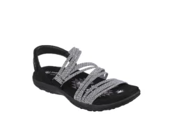 Skechers Womens Reggae Slim - Sweet Route Womens Sandal - Black