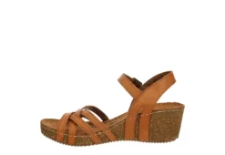Bjorndal Womens Lily Wedge Sandal - Tan 10 Bjorndal Womens Lily Wedge Sandal - Tan -Fashion Shoe Store US 01 202508 03