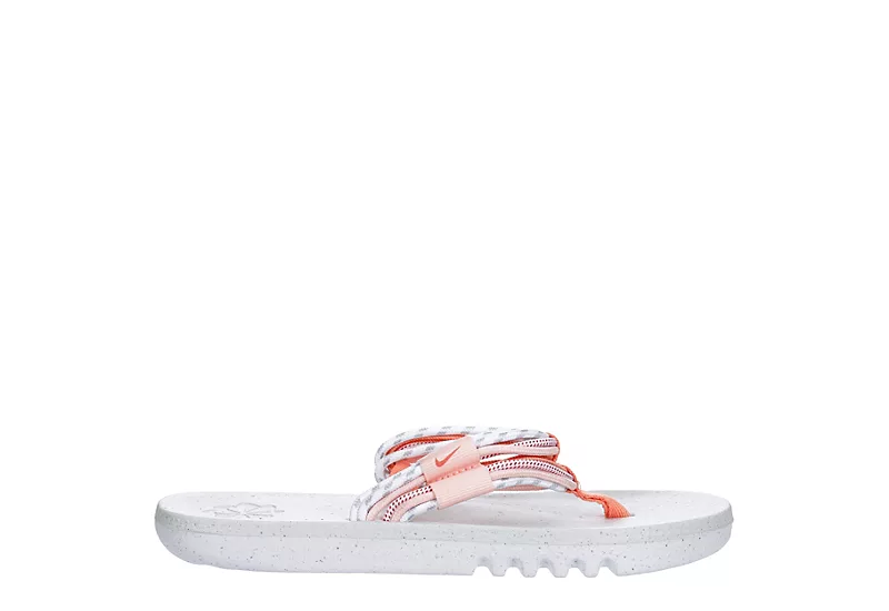 Nike Womens Ecohaven Flip Flop Sandal - Peach 2 Nike Womens Ecohaven Flip Flop Sandal - Peach - Image 2