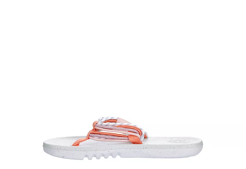 Nike Womens Ecohaven Flip Flop Sandal - Peach 4 Nike Womens Ecohaven Flip Flop Sandal - Peach - Image 4