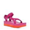 Teva Womens Flatform Universal Platform Outdoor Sandal - Fuschia