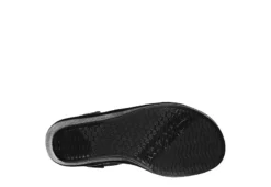 Skechers Womens Rumble On - Camp Glam Wedge Sandal - Black -Fashion Shoe Store US 01 203242 04