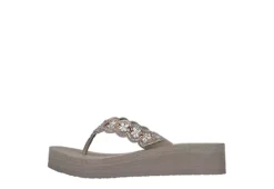 Skechers Womens Happy Spring Flip Flop Sandal - Taupe 9 Skechers Womens Happy Spring Flip Flop Sandal - Taupe -Fashion Shoe Store US 01 203257 02