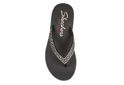 Skechers Womens Lotus Bae Flip Flop Sandal - Black 10 Skechers Womens Lotus Bae Flip Flop Sandal - Black -Fashion Shoe Store US 01 203260 03