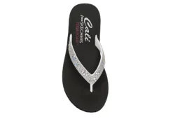 Skechers Womens Love Letter Flip Flop Sandal - White 12 Skechers Womens Love Letter Flip Flop Sandal - White -Fashion Shoe Store US 01 203261 05