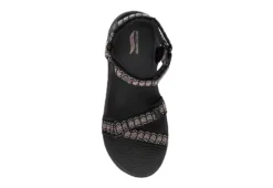 Skechers Womens Affinity Sandal - Black -Fashion Shoe Store US 01 203279 05