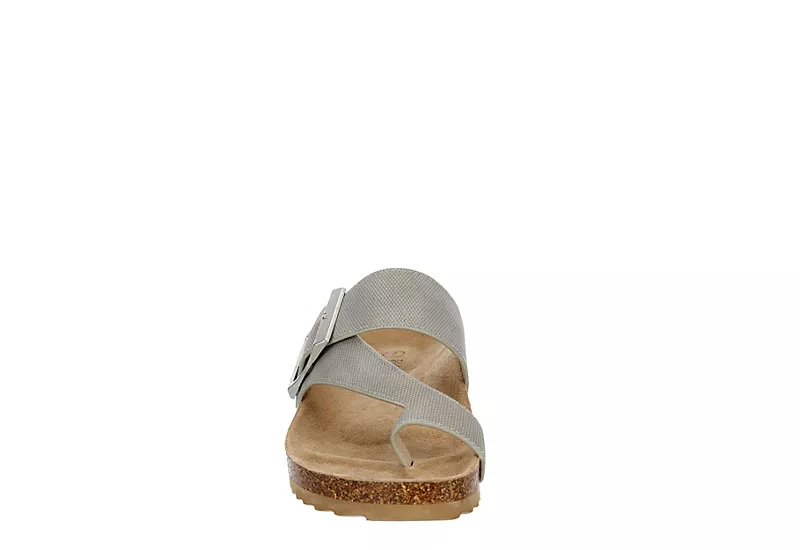 Bjorndal Womens Laurie Footbed Sandal - Grey 3 Bjorndal Womens Laurie Footbed Sandal - Grey - Image 3