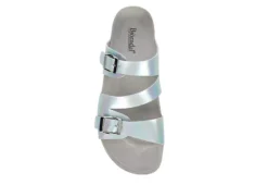 Bjorndal Womens Delaney Footbed Sandal - Silver 12 Bjorndal Womens Delaney Footbed Sandal - Silver -Fashion Shoe Store US 01 203311 05