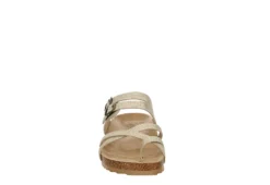 Bjorndal Womens Sami Footbed Sandal - Gold 9 Bjorndal Womens Sami Footbed Sandal - Gold -Fashion Shoe Store US 01 203313 02