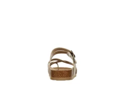 Bjorndal Womens Sami Footbed Sandal - Gold 11 Bjorndal Womens Sami Footbed Sandal - Gold -Fashion Shoe Store US 01 203313 04
