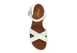 Xappeal Womens Rayna Sandal - White -Fashion Shoe Store US 01 203330 05