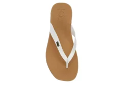 Reef Womens Stella Court Flip Flop Sandal - White -Fashion Shoe Store US 01 203340 05