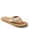 Reef Womens Beachbreak Flip Flop Sandal - Sand