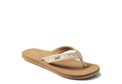 Fashion Shoe Store 14 Reef Womens Beachbreak Flip Flop Sandal - Sand