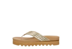 Reef Womens Horizon Shea Hi Slide Sandal - Champagne -Fashion Shoe Store US 01 203345 03