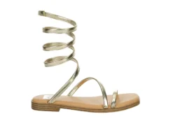 Dv By Dolce Vita Womens Maralin Flat Sandal - Gold -Fashion Shoe Store US 01 203350 01