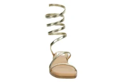 Dv By Dolce Vita Womens Maralin Flat Sandal - Gold -Fashion Shoe Store US 01 203350 02