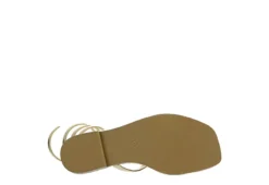 Dv By Dolce Vita Womens Maralin Flat Sandal - Gold -Fashion Shoe Store US 01 203350 06