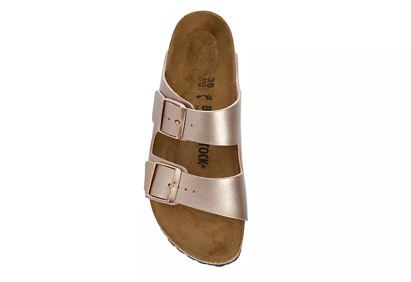Birkenstock Womens Arizona Footbed Sandal - Rose Gold 6 Birkenstock Womens Arizona Footbed Sandal - Rose Gold - Image 6