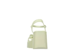 Madden Girl Womens Vaultt Wedge Sandal - Pale Green -Fashion Shoe Store US 01 203412 04