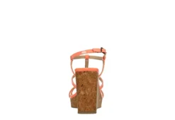 Michael By Michael Shannon Womens Natalia Wedge Sandal - Coral -Fashion Shoe Store US 01 203419 04